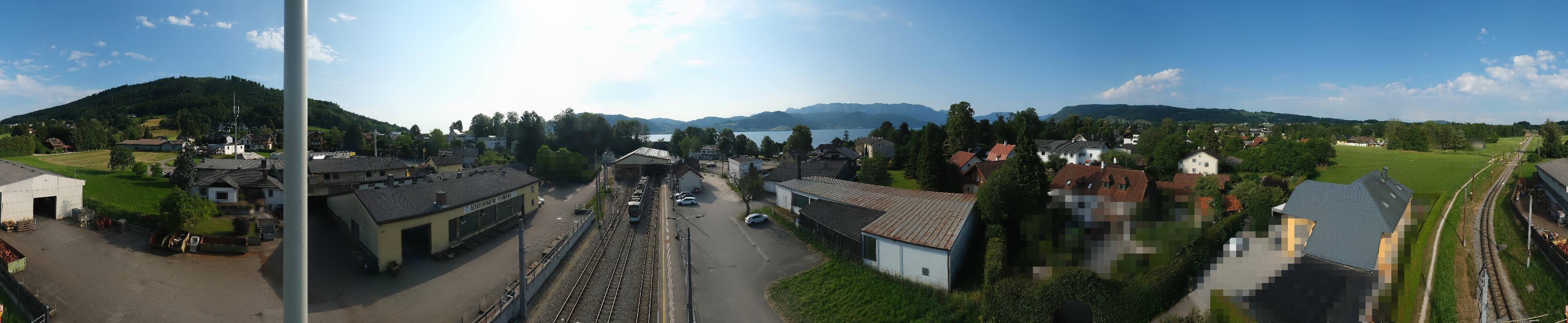 Archiv Foto Webcam Bahnhof am Attersee