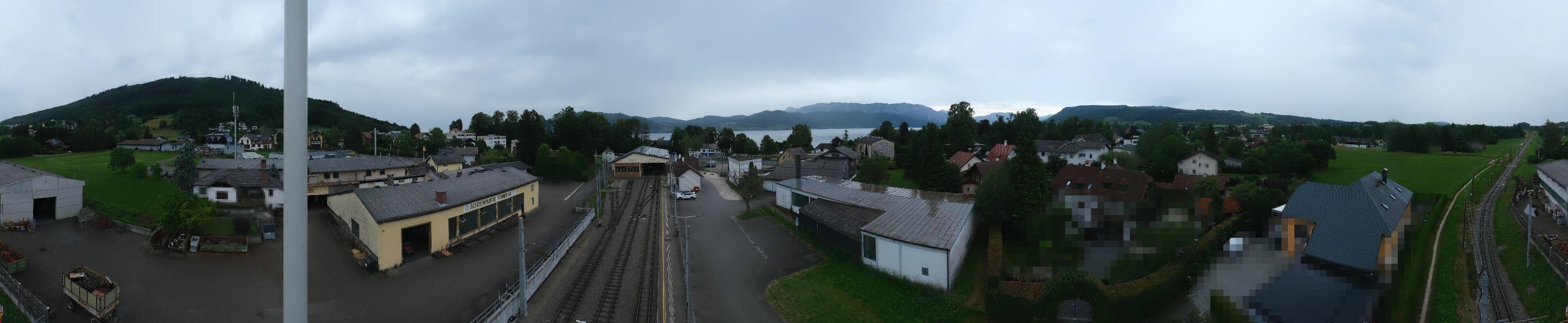 Archiv Foto Webcam Bahnhof am Attersee