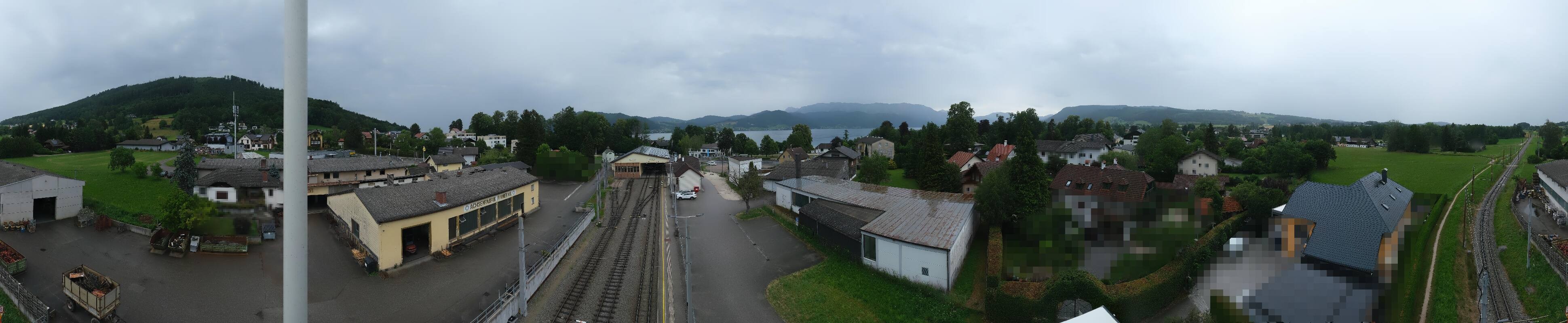 Archiv Foto Webcam Bahnhof am Attersee