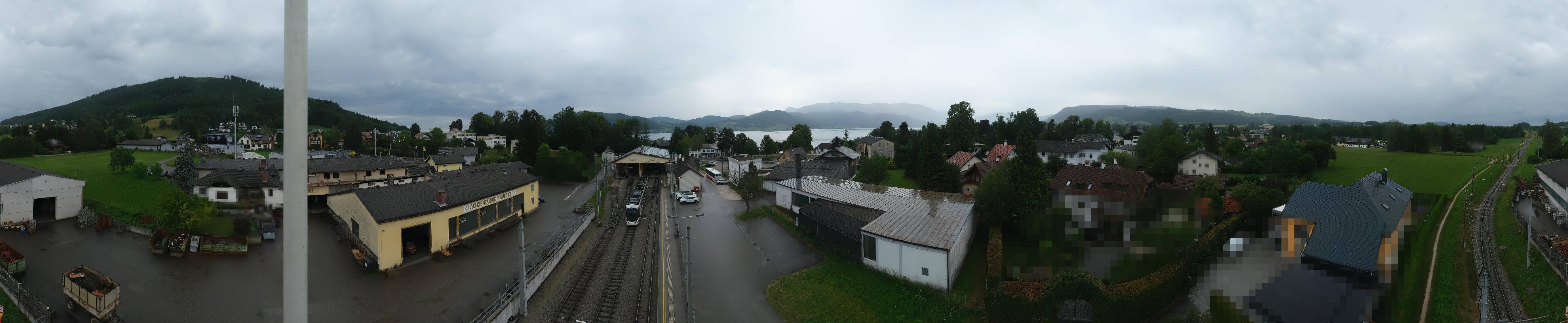 Archiv Foto Webcam Bahnhof am Attersee