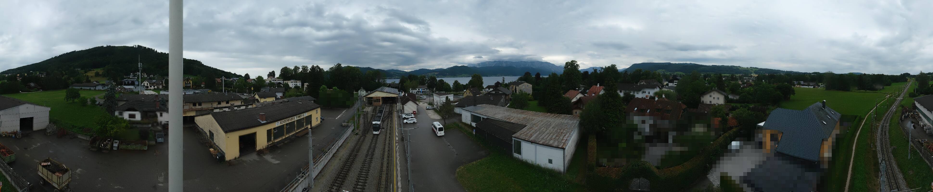 Archiv Foto Webcam Bahnhof am Attersee