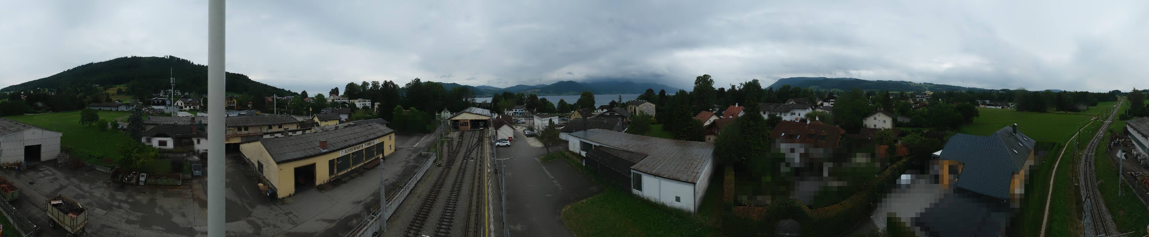 Archiv Foto Webcam Bahnhof am Attersee