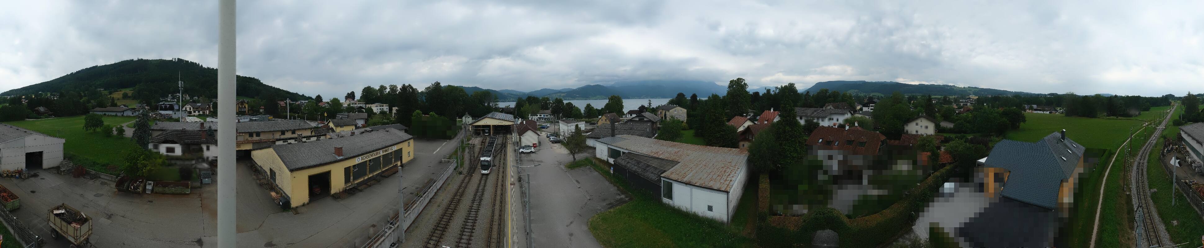 Archiv Foto Webcam Bahnhof am Attersee