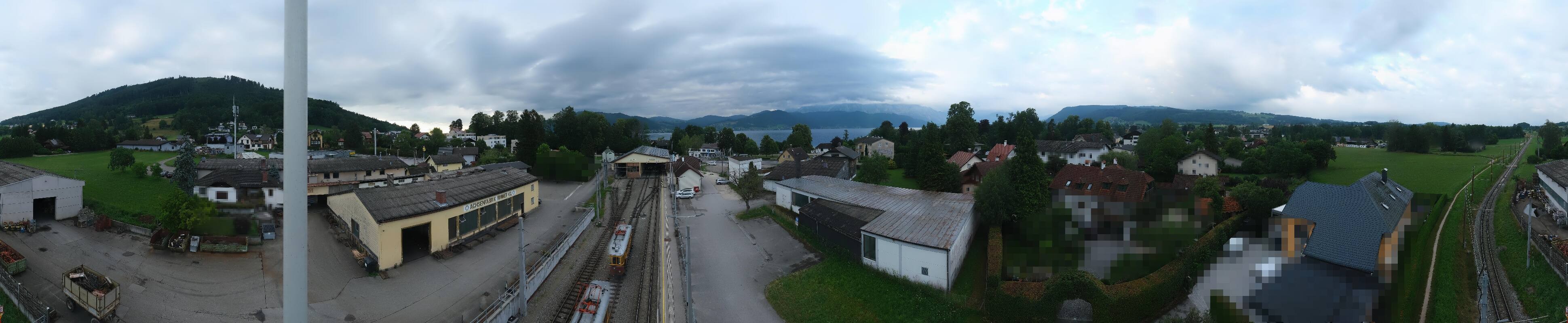 Archiv Foto Webcam Bahnhof am Attersee
