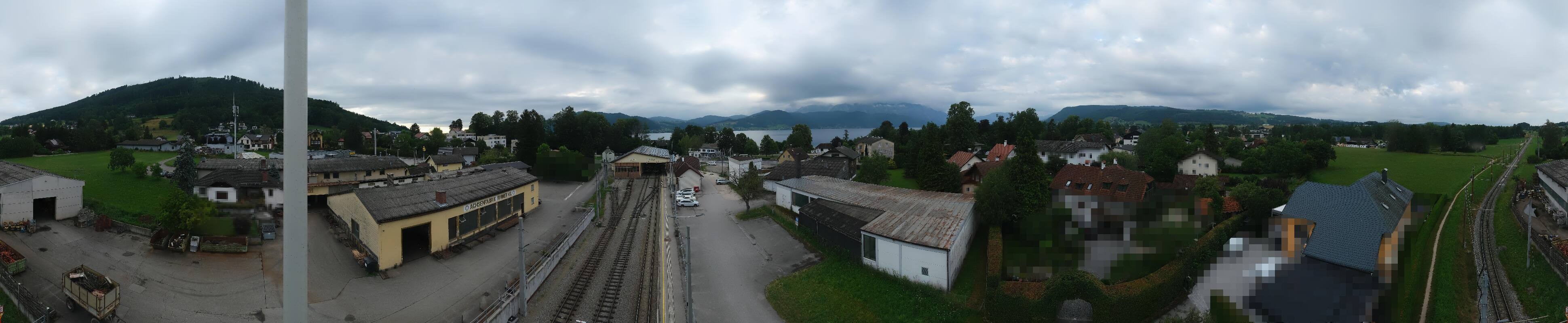 Archiv Foto Webcam Bahnhof am Attersee