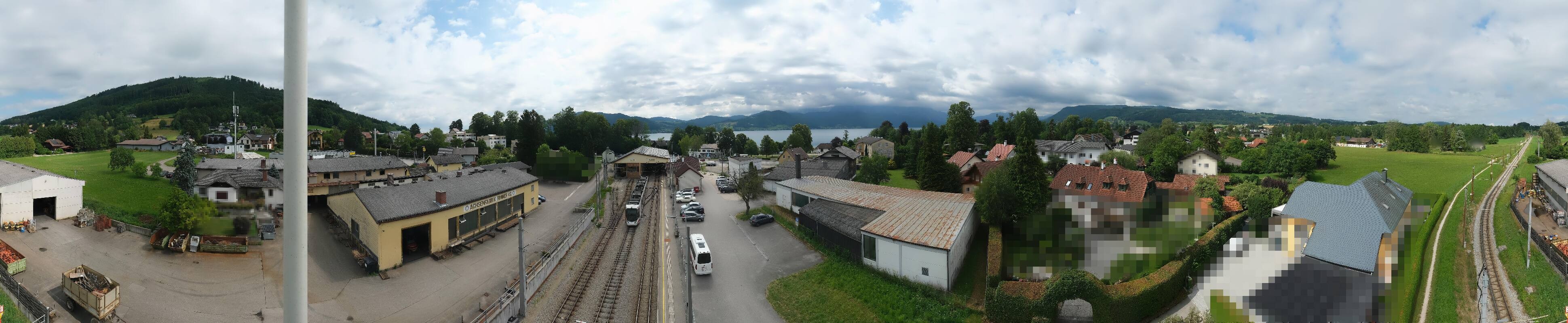 Archiv Foto Webcam Bahnhof am Attersee