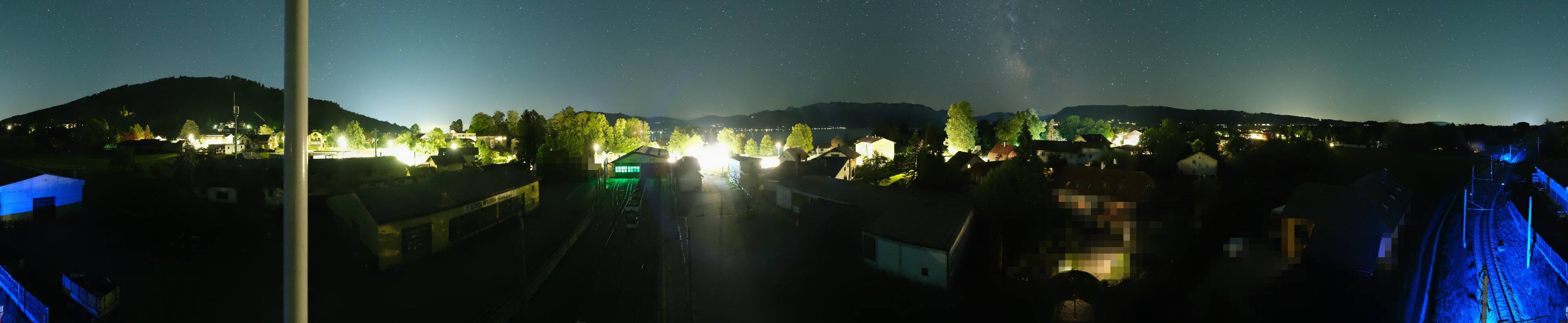 Archived image Webcam Train station at Attersee