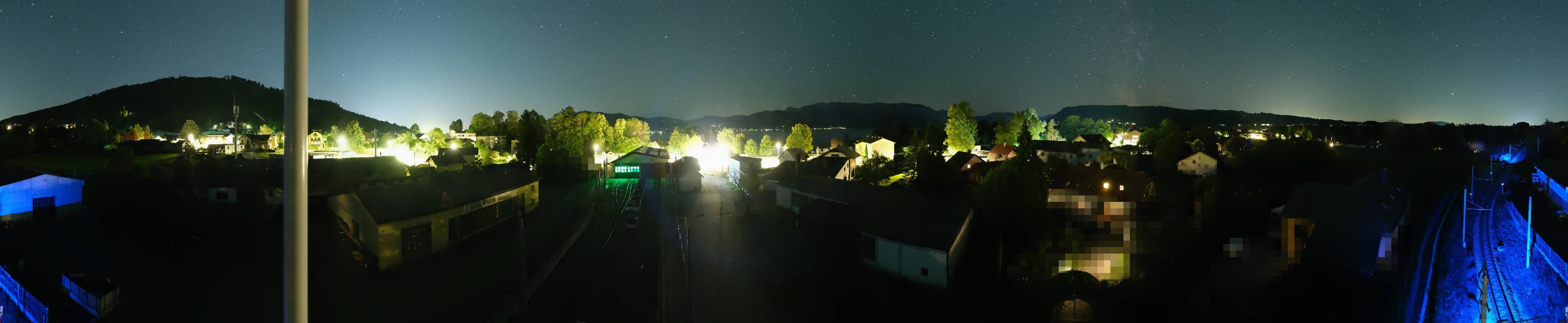 Archived image Webcam Train station at Attersee