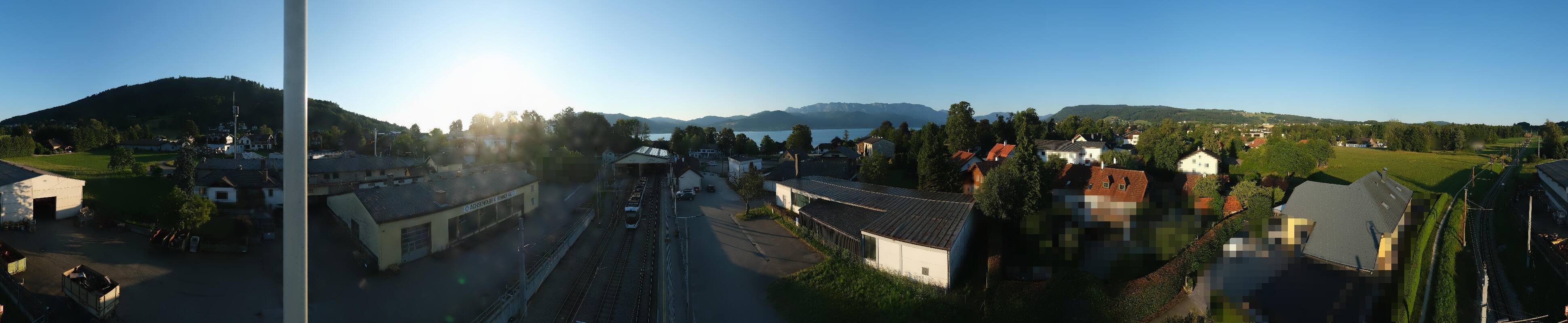 Archived image Webcam Train station at Attersee
