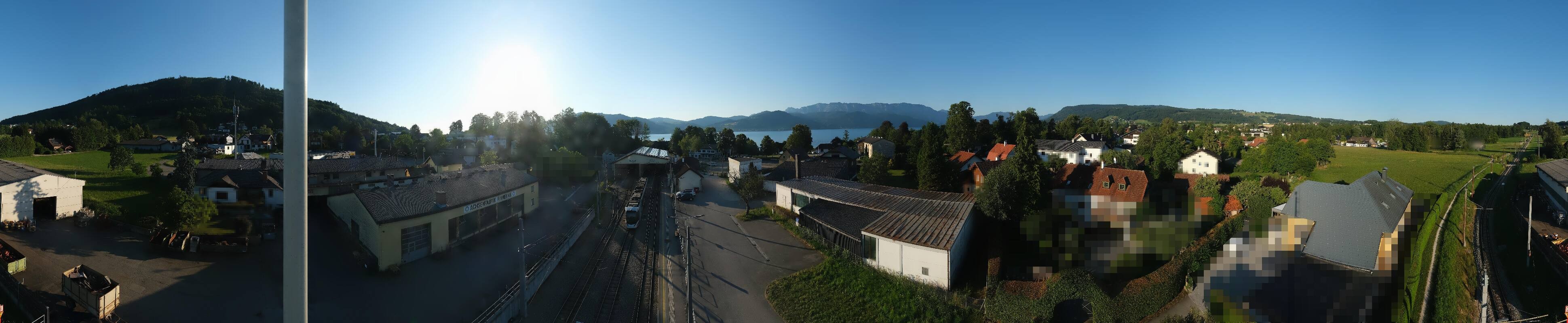 Archived image Webcam Train station at Attersee