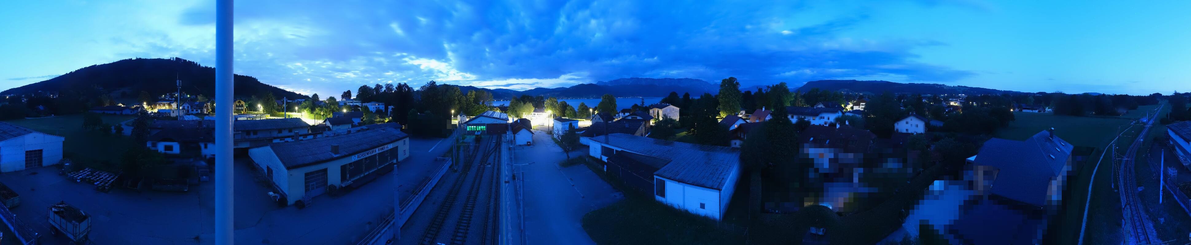 Archiv Foto Webcam Bahnhof am Attersee