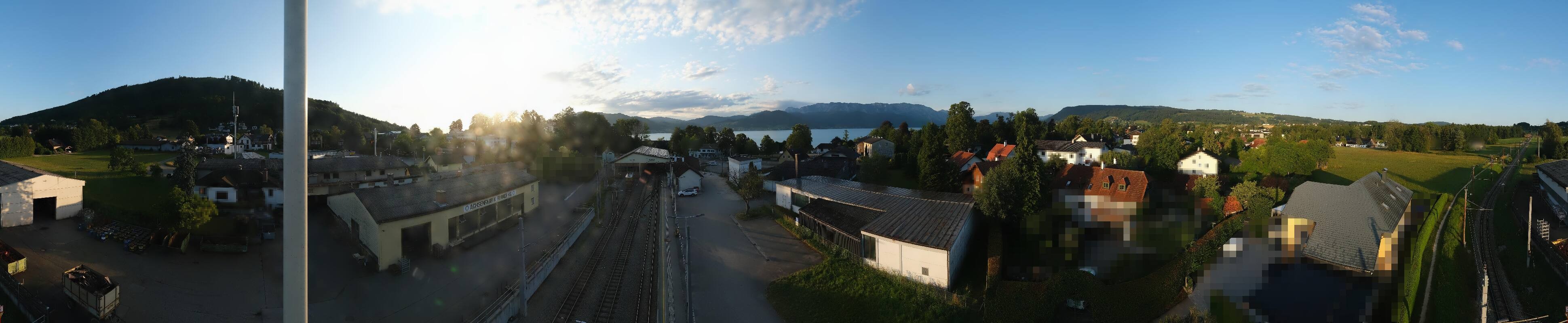 Archiv Foto Webcam Bahnhof am Attersee