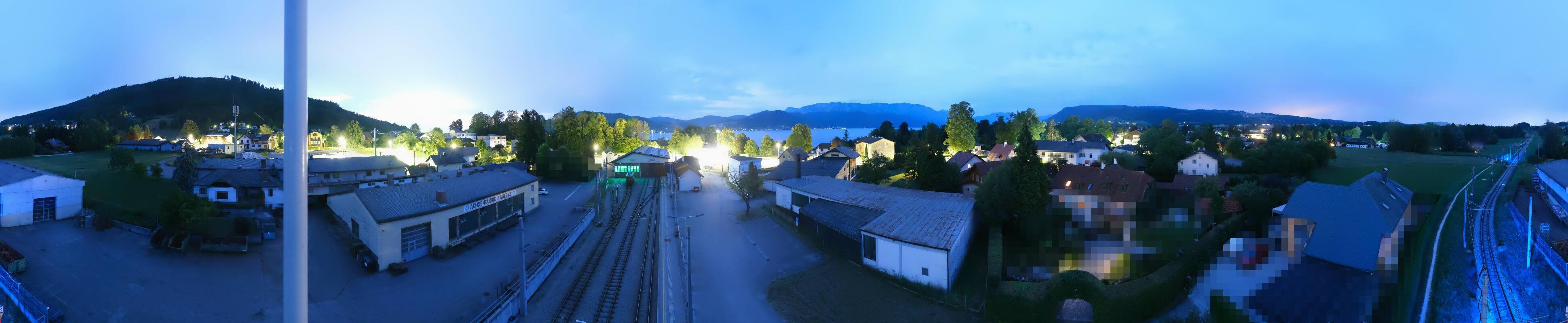 Archiv Foto Webcam Bahnhof am Attersee