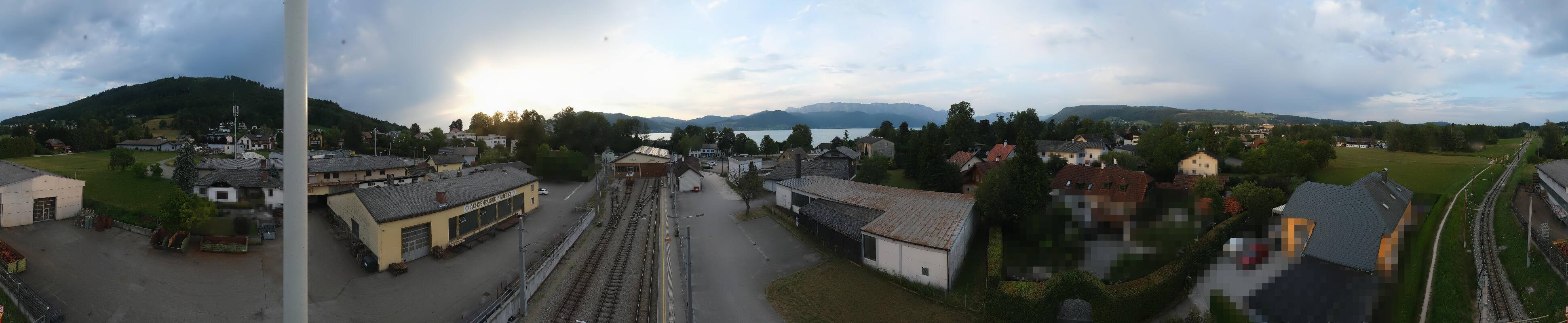 Archiv Foto Webcam Bahnhof am Attersee