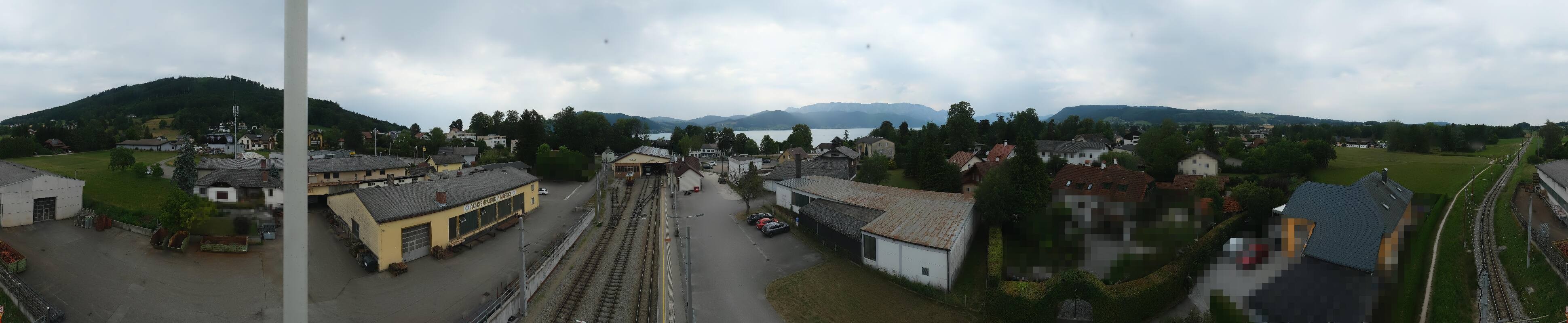Archiv Foto Webcam Bahnhof am Attersee