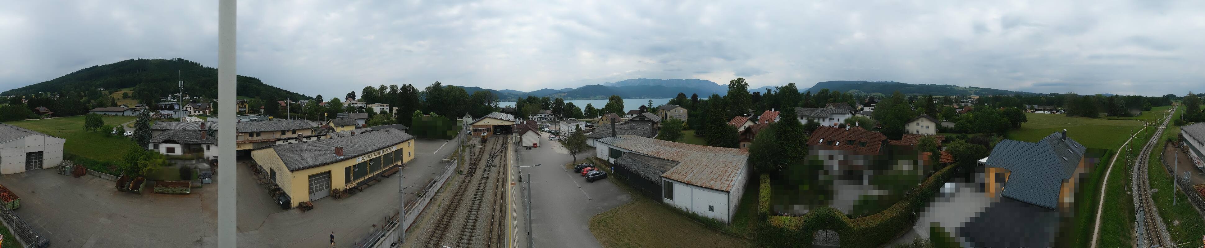Archiv Foto Webcam Bahnhof am Attersee