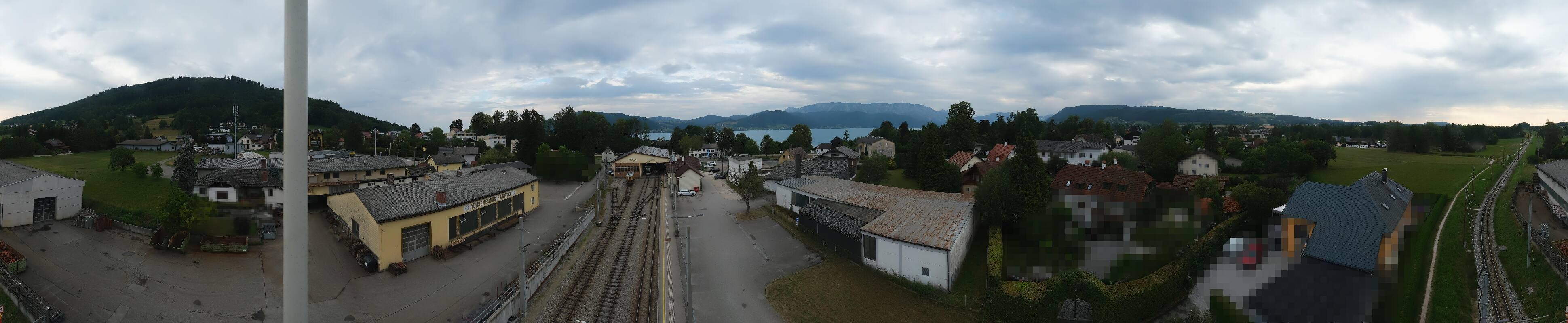 Archiv Foto Webcam Bahnhof am Attersee