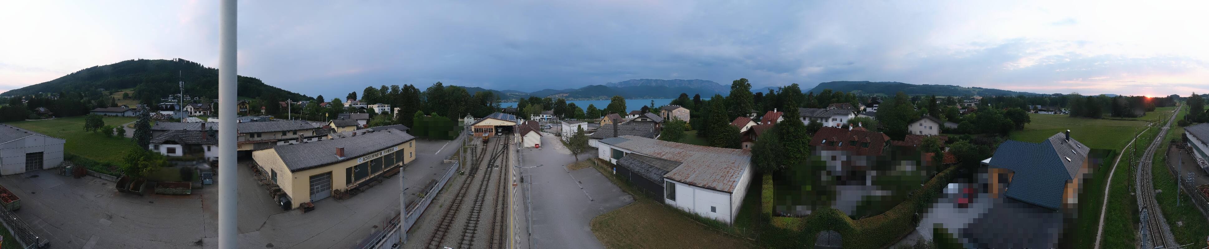 Archiv Foto Webcam Bahnhof am Attersee