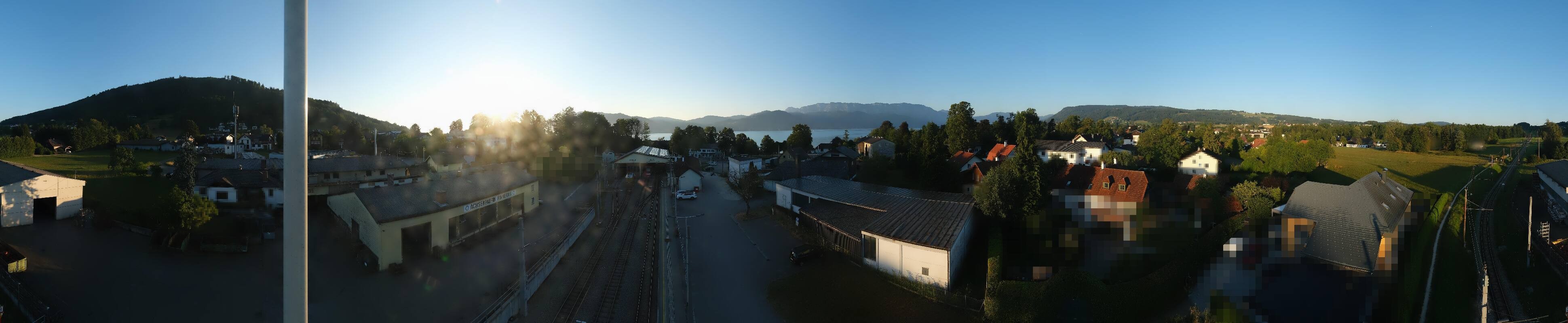 Archiv Foto Webcam Bahnhof am Attersee