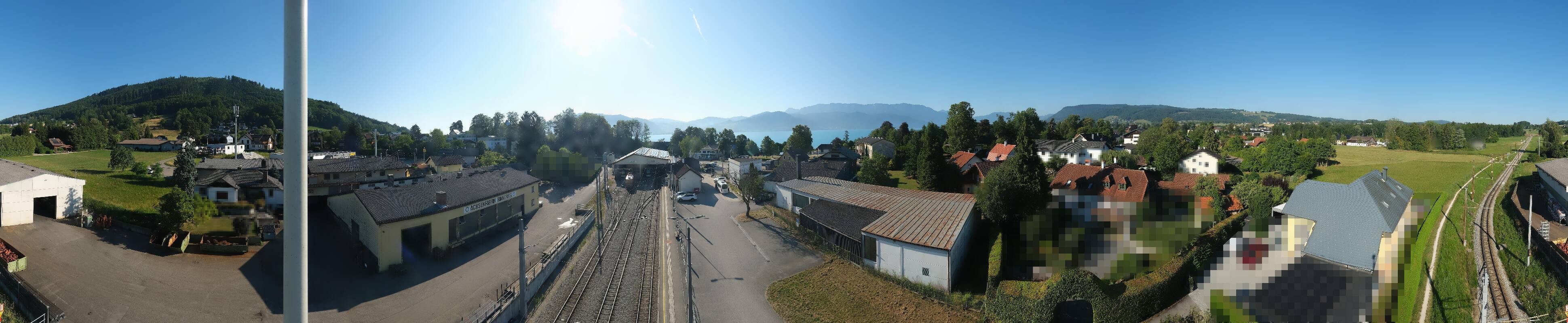 Archiv Foto Webcam Bahnhof am Attersee