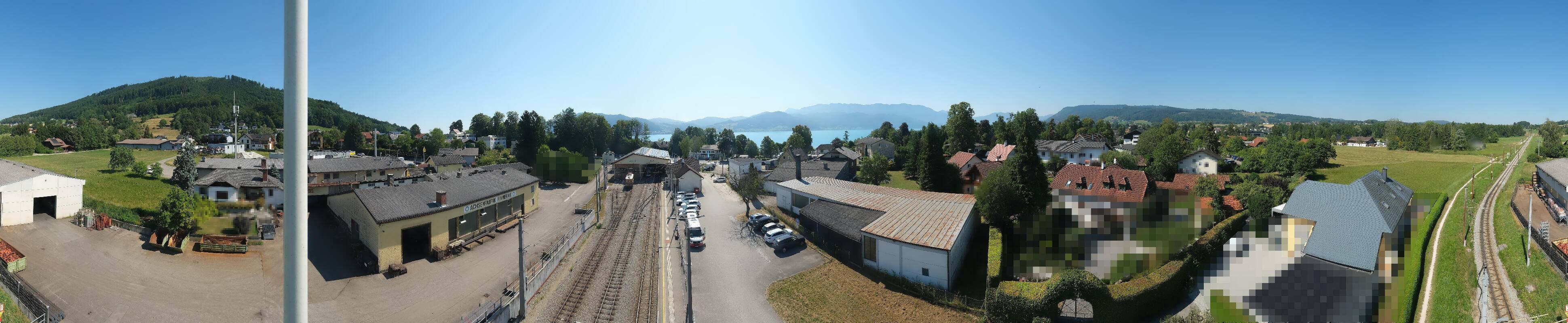 Archiv Foto Webcam Bahnhof am Attersee