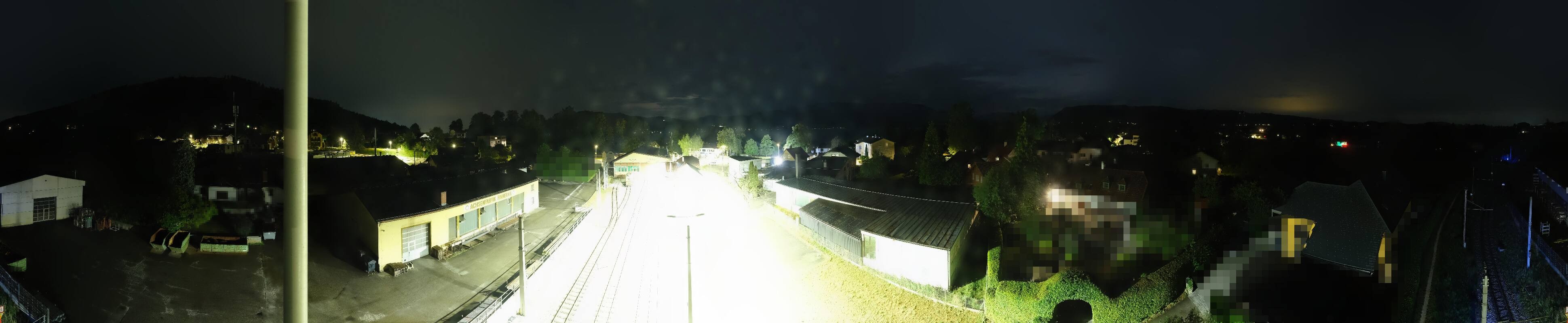 Archived image Webcam Train station at Attersee