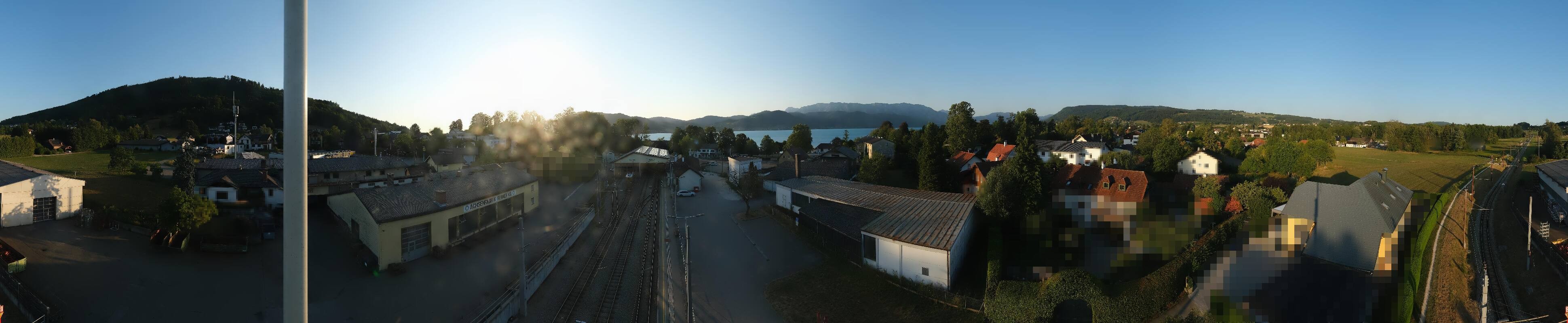 Archiv Foto Webcam Bahnhof am Attersee