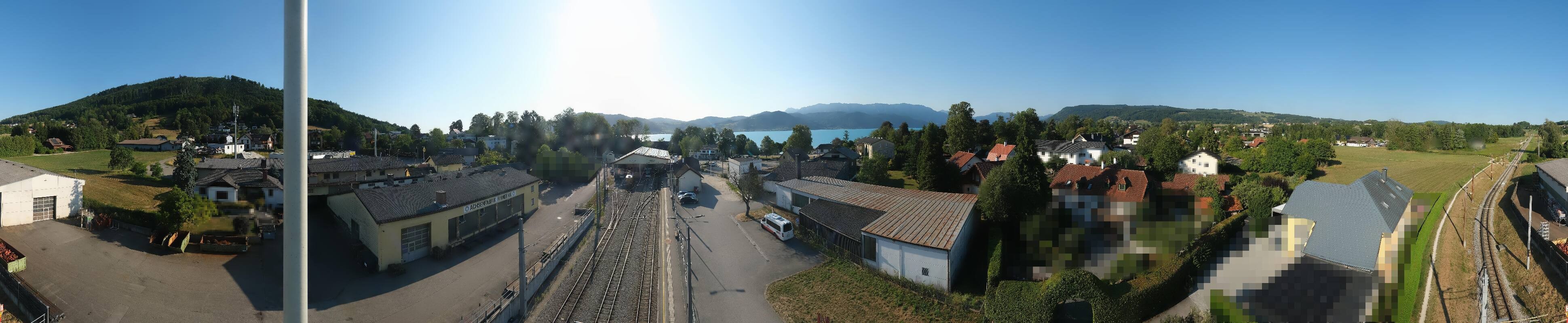 Archiv Foto Webcam Bahnhof am Attersee
