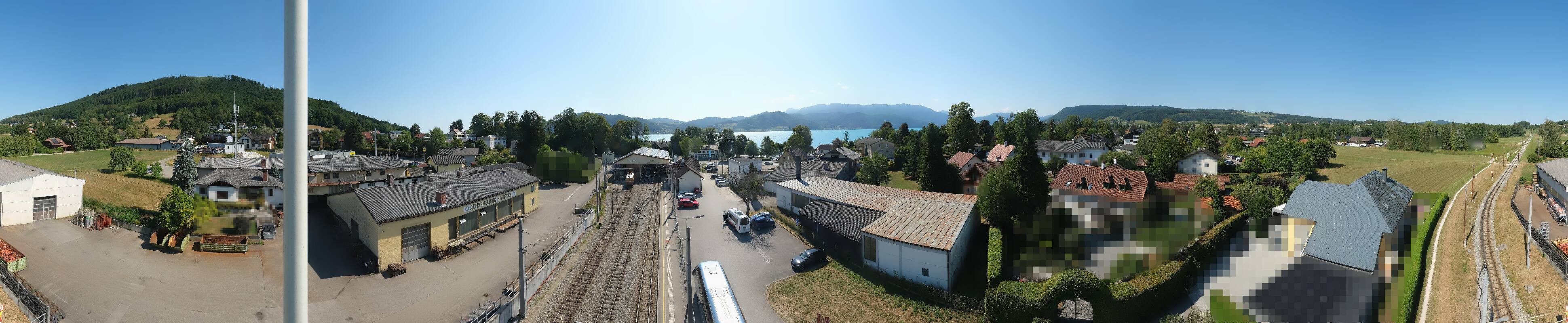 Archiv Foto Webcam Bahnhof am Attersee