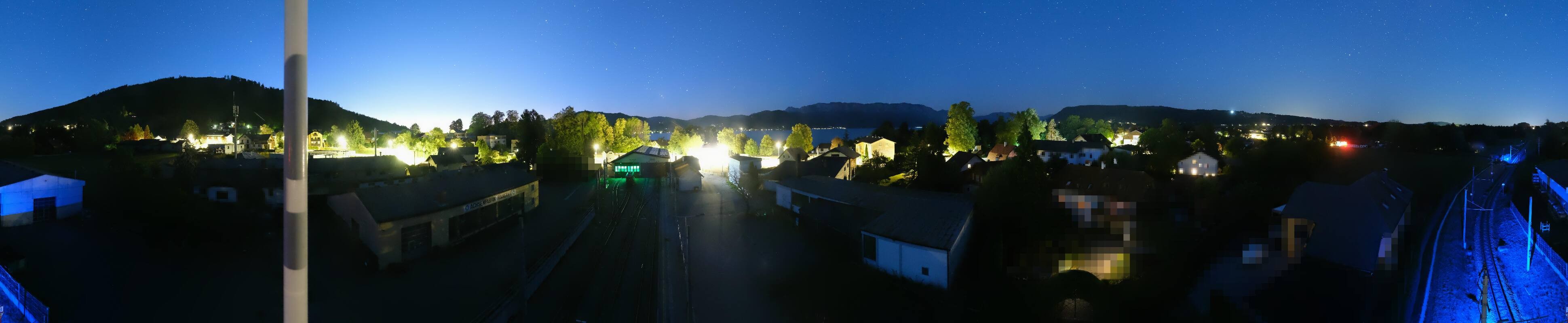 Archived image Webcam Train station at Attersee