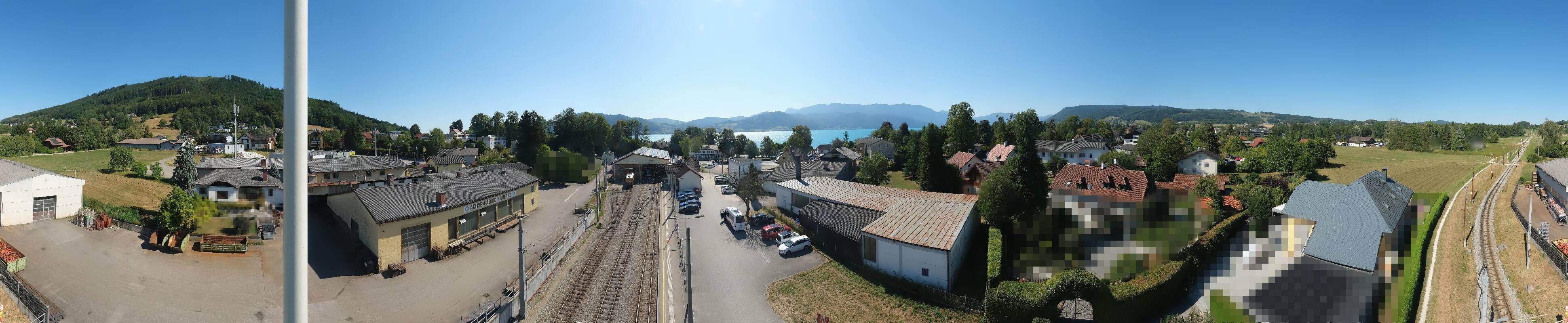 Archived image Webcam Train station at Attersee