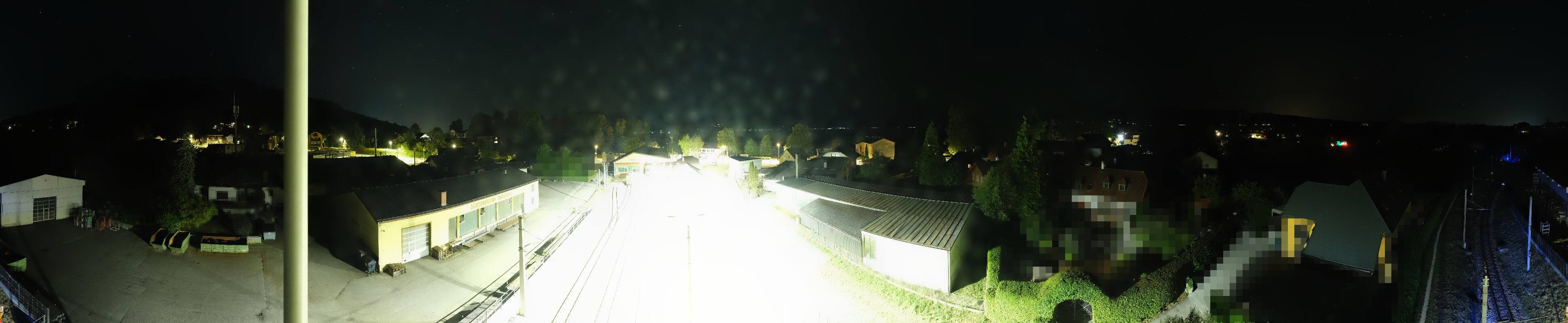 Archived image Webcam Train station at Attersee