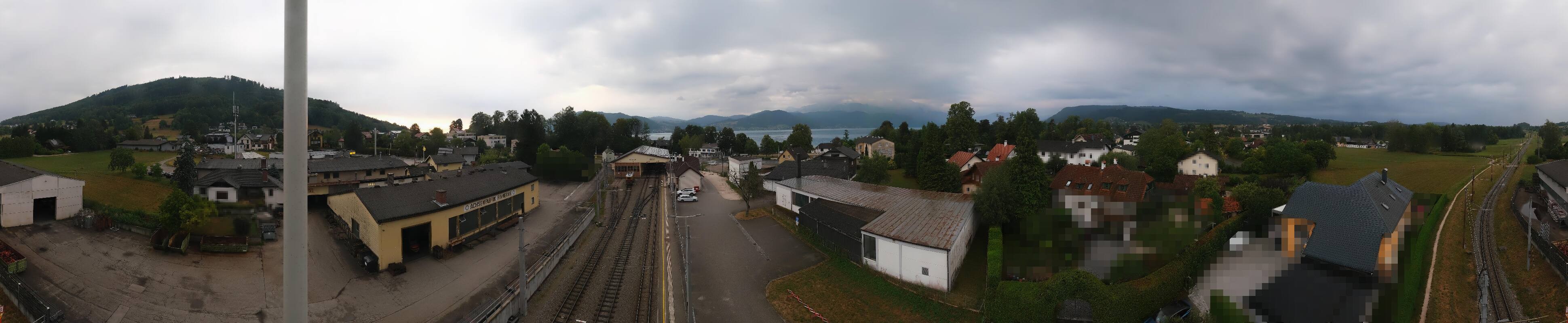 Archiv Foto Webcam Bahnhof am Attersee