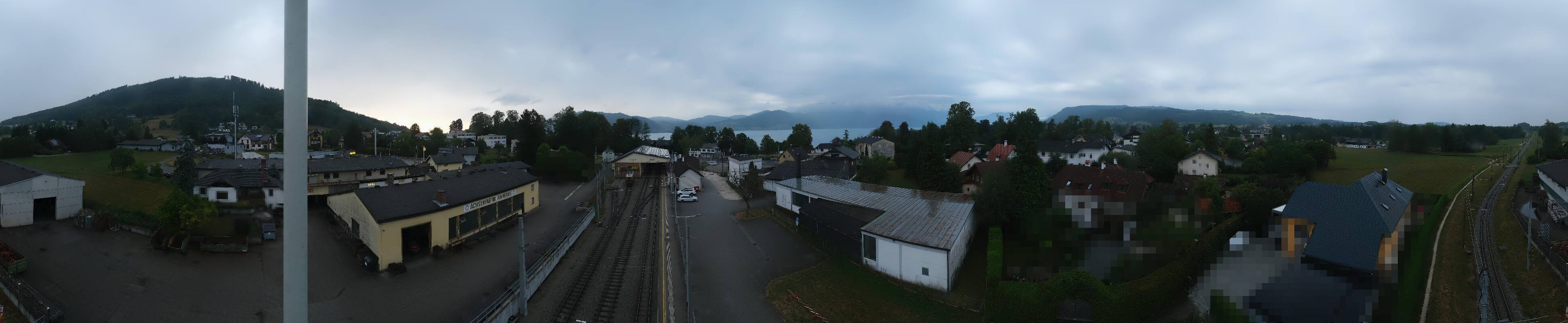 Archiv Foto Webcam Bahnhof am Attersee