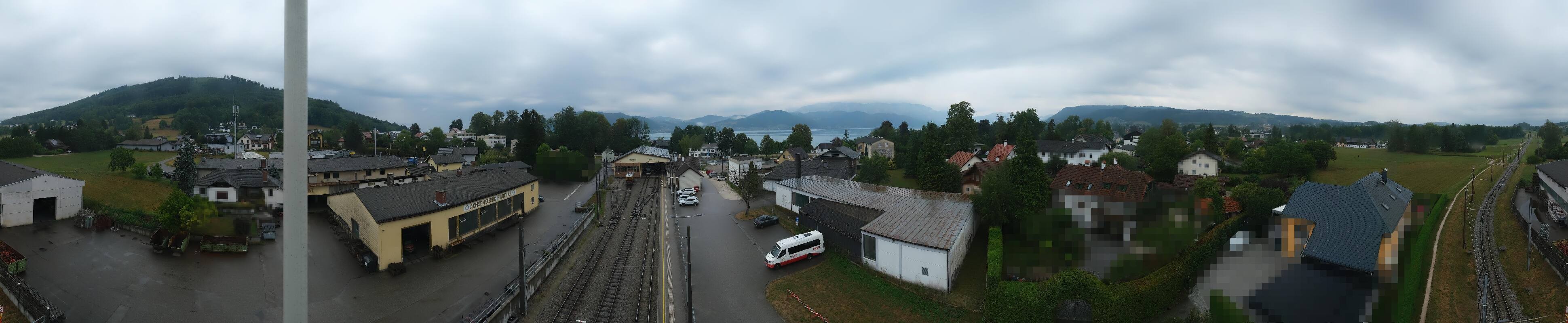 Archiv Foto Webcam Bahnhof am Attersee