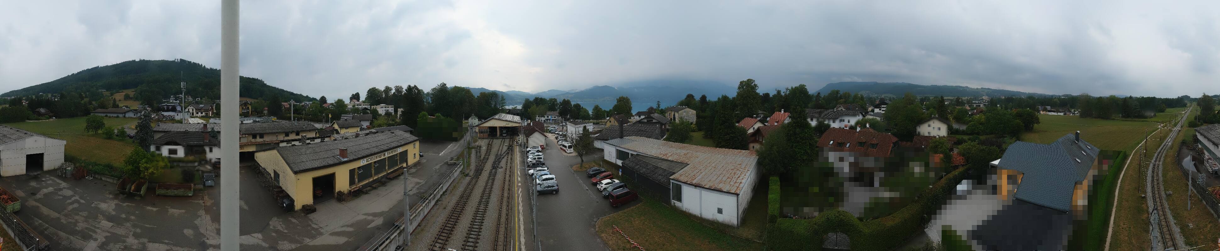 Archiv Foto Webcam Bahnhof am Attersee