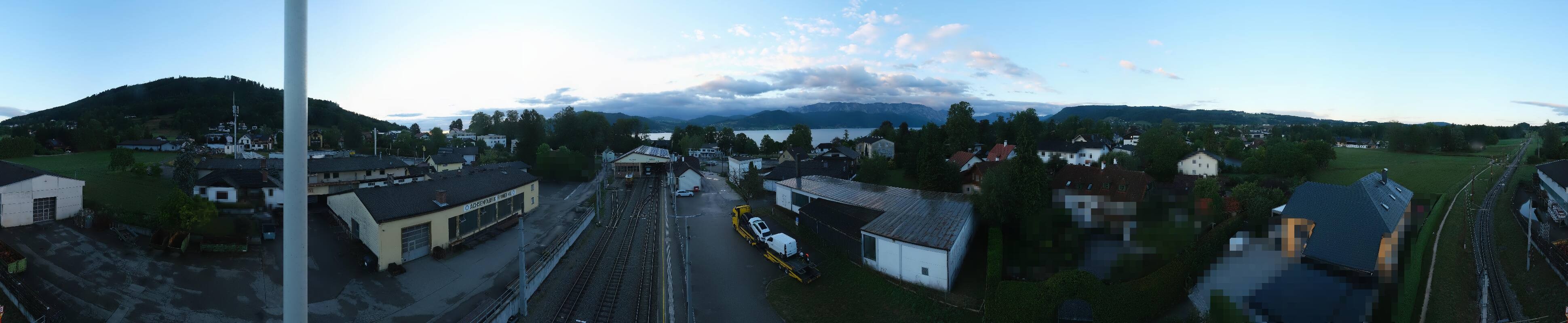 Archiv Foto Webcam Bahnhof am Attersee
