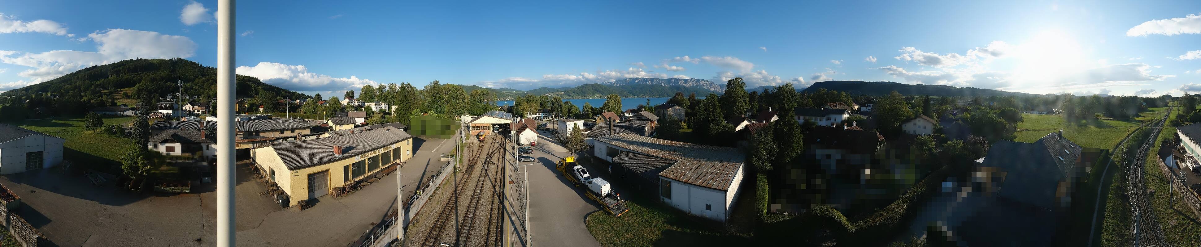 Archiv Foto Webcam Bahnhof am Attersee