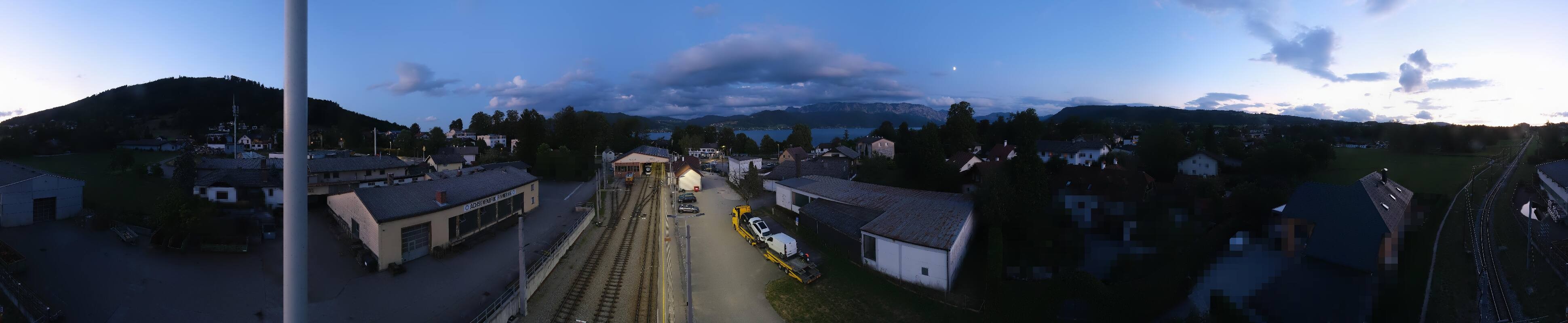 Archiv Foto Webcam Bahnhof am Attersee