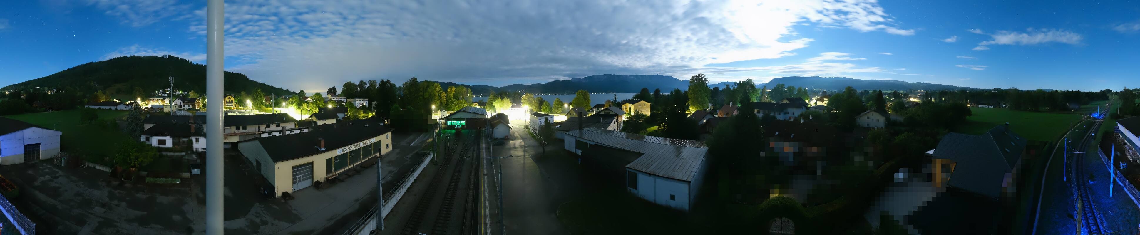 Archived image Webcam Train station at Attersee