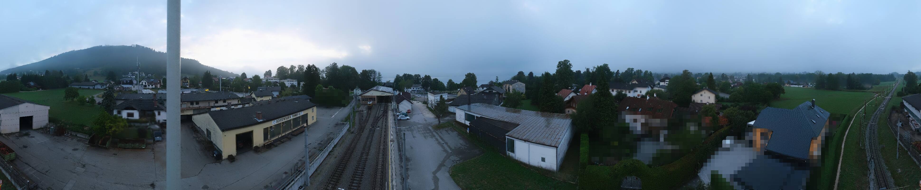 Archived image Webcam Train station at Attersee