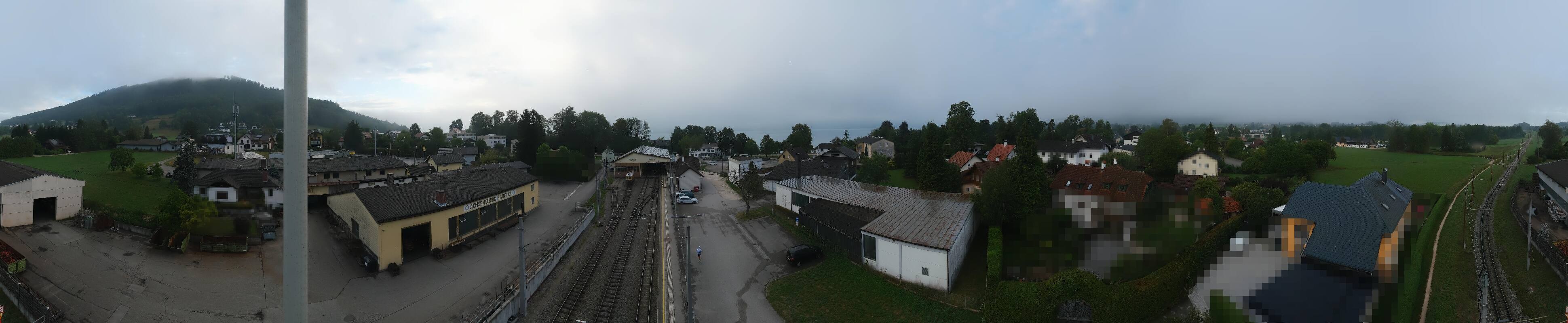 Archived image Webcam Train station at Attersee