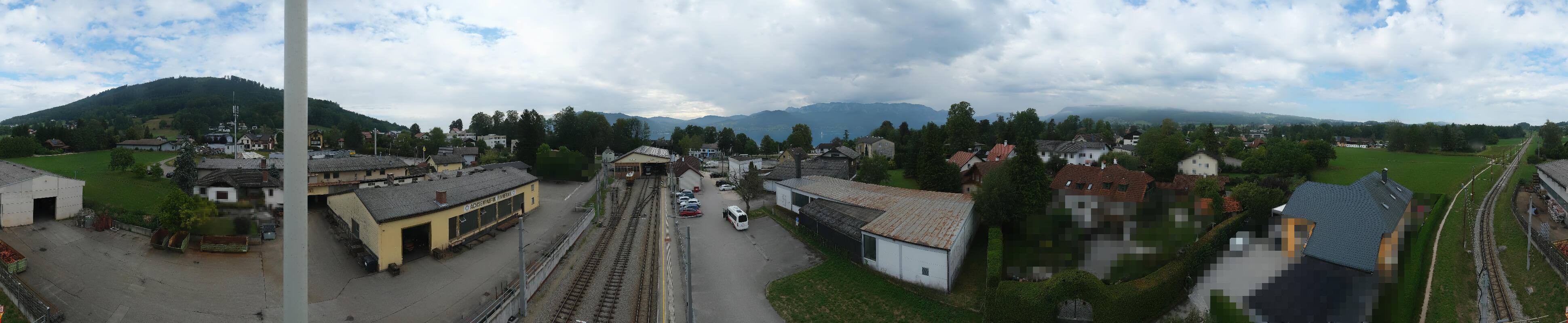 Archived image Webcam Train station at Attersee