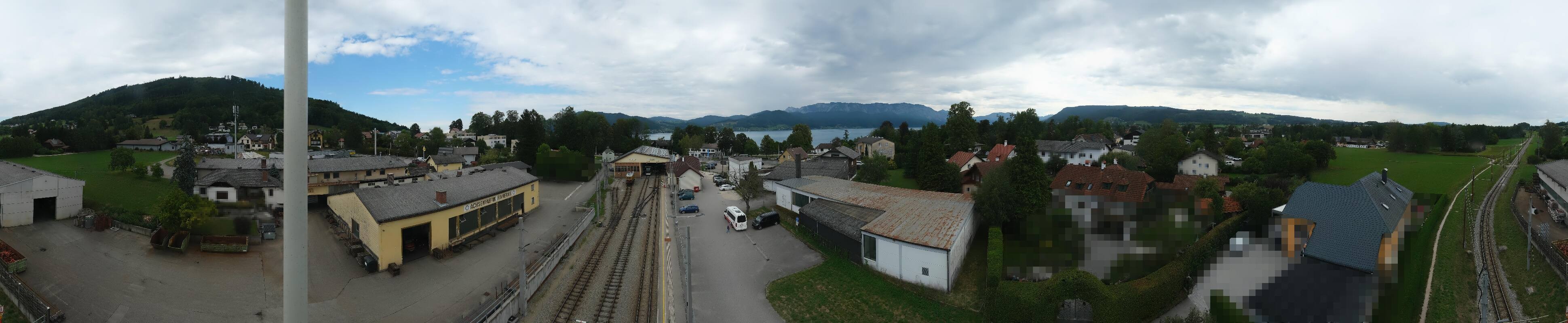 Archived image Webcam Train station at Attersee
