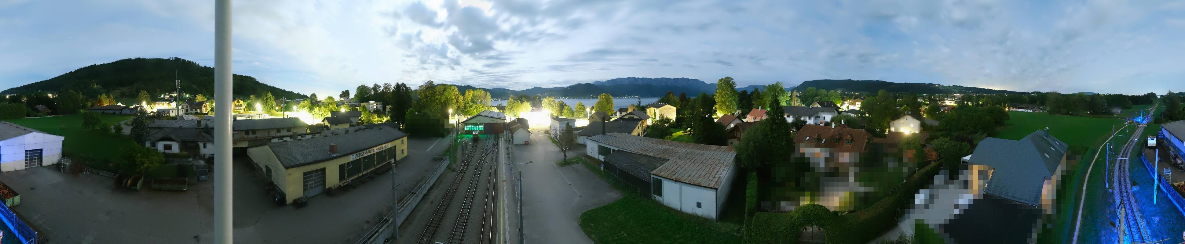 Archiv Foto Webcam Bahnhof am Attersee