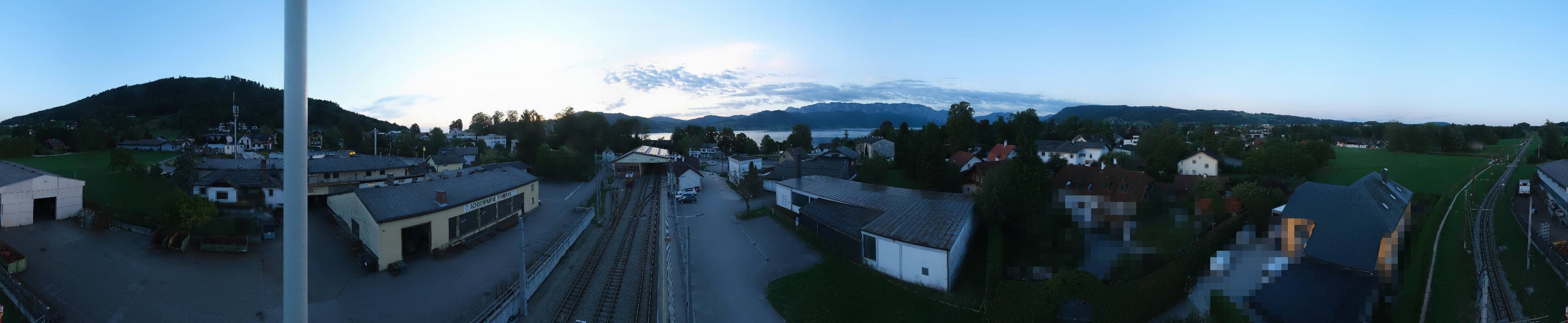 Archiv Foto Webcam Bahnhof am Attersee