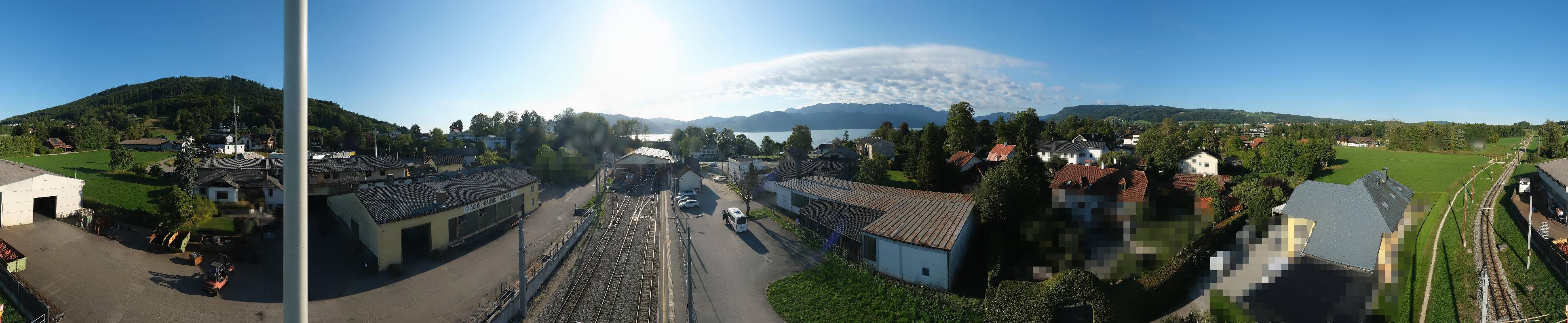 Archiv Foto Webcam Bahnhof am Attersee
