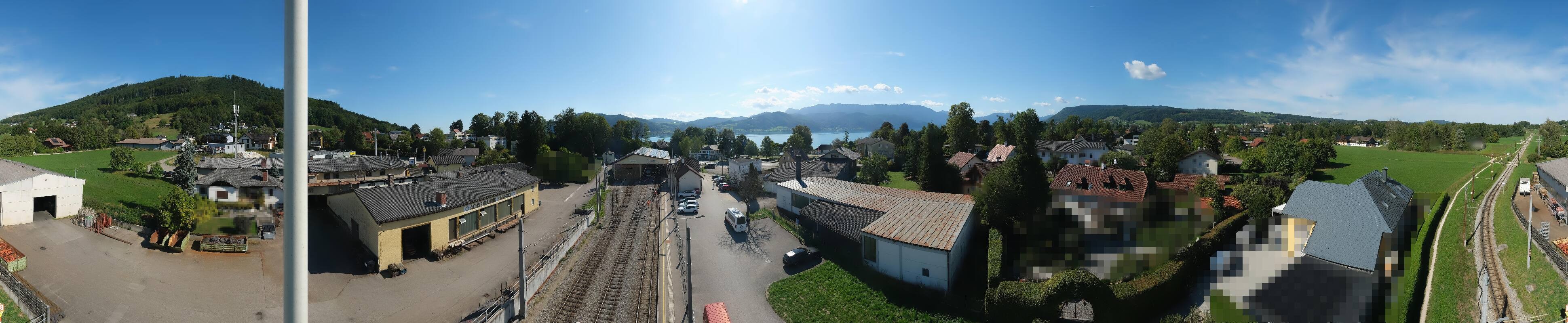 Archiv Foto Webcam Bahnhof am Attersee