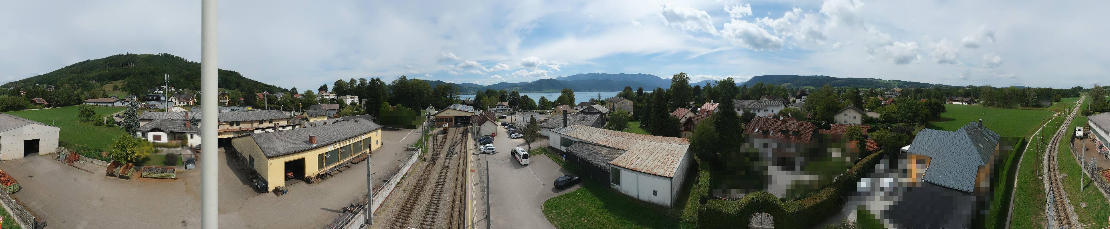Archiv Foto Webcam Bahnhof am Attersee