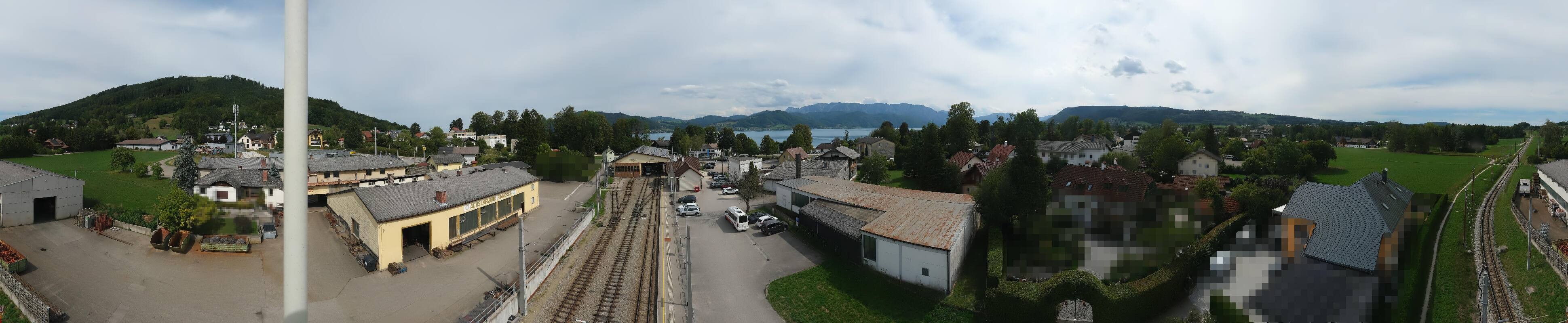 Archiv Foto Webcam Bahnhof am Attersee